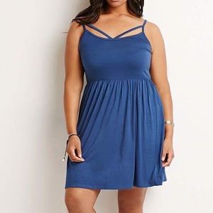 Forever 21 Plus Strappy Cami Smock Dress