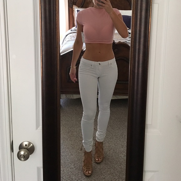 Brand new Hot Miami Styles blush colored crop top - Picture 2 of 3