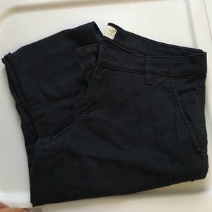 Hollister navy chino pants