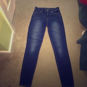 American Eagle dark wash jeggings