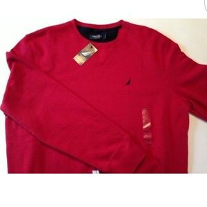 red Nautica pullover