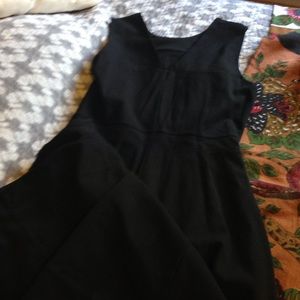 Lands End black knit dress