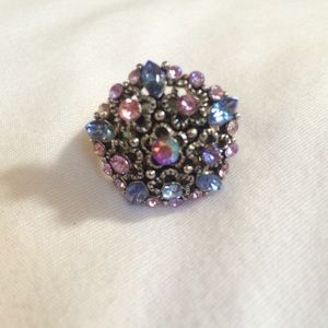 Bedazzled Silver Ring