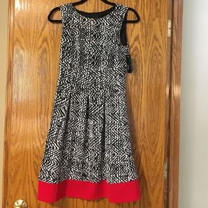 Houndstooth print dress - brand new!