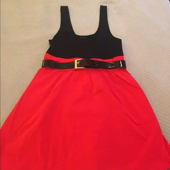 ✨SALE✨ Theory Red-black dress - Picture 2 of 4
