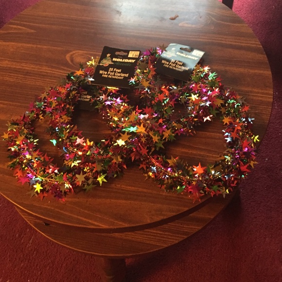 Wire Foil Garland