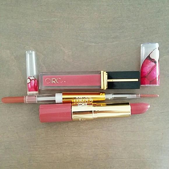Lip trio circa and colour prevails.