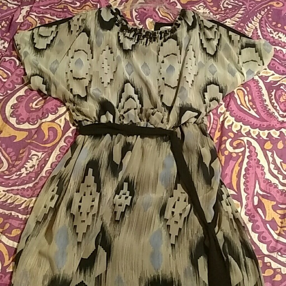 Aztec style print dress.