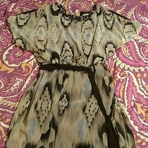 Aztec style print dress.