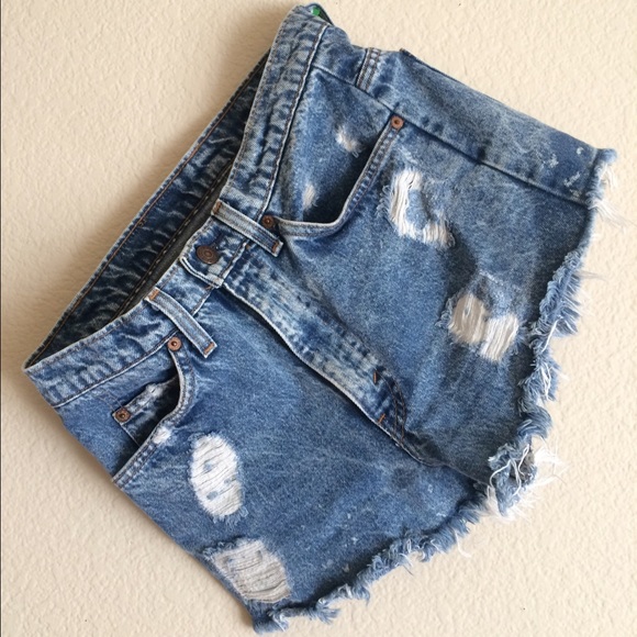 High-Waisted Levi's Jean Shorts