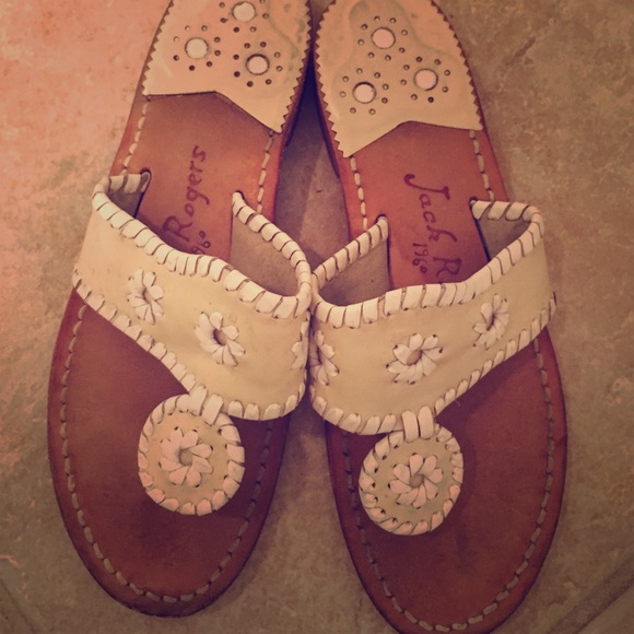 Jack Rogers Cream Sandal