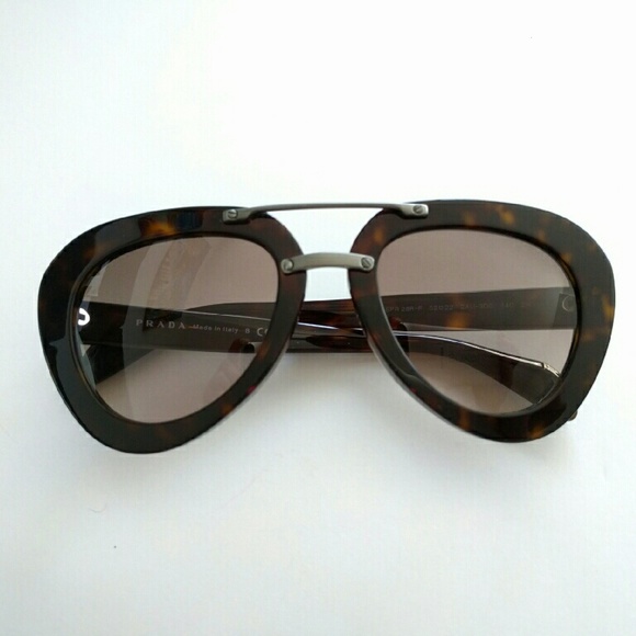 Prada top bar Aviator Sunglasses - Picture 3 of 4