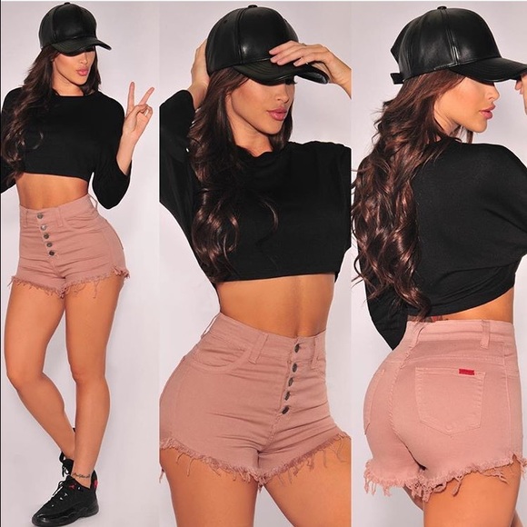 high waisted shorts