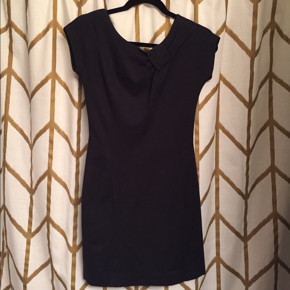 Black Banana Republic Dress With Bow Detail