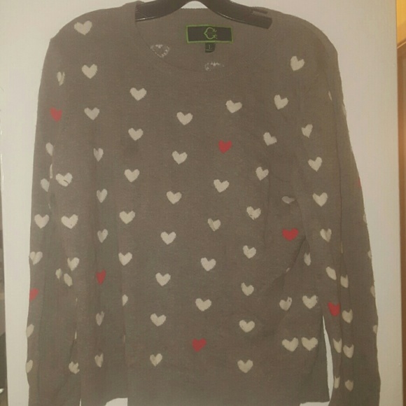 C wonder hearts sweater