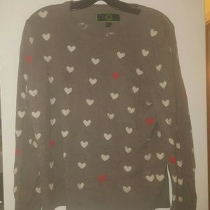 C wonder hearts sweater