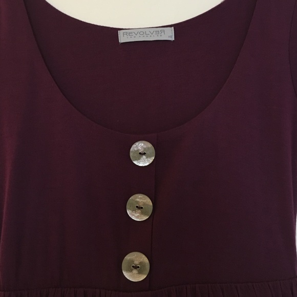 Revolver XS Roxy Dress in maroon - Picture 2 of 4