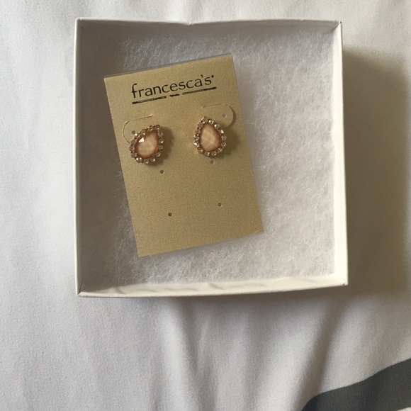 Francesca Stud Earrings Rose gold