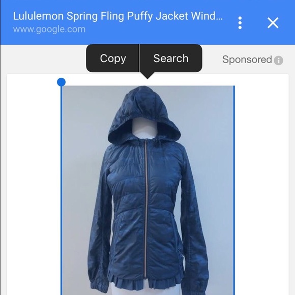 ISO  Lululemon Spring Fling jacket size 6 or 8.