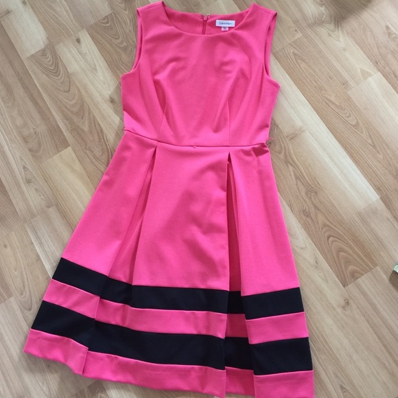 Calvin Klein fit and flare dress