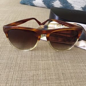 Oliver Peoples Daddy B Amber tortoise sunnies