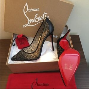 SALE!! Brand NEW Christian Louboutin lace follies