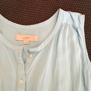 Beautiful light Aqua Loft Button Up