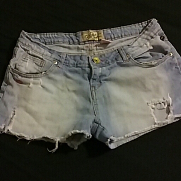 Cute Ripped Jean Shorts