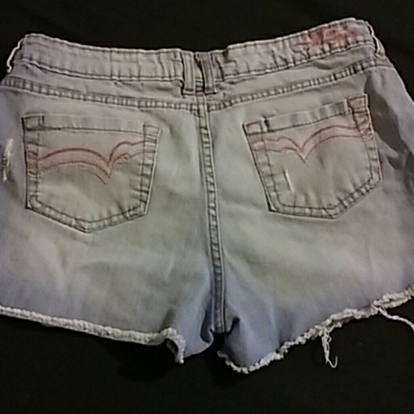 Cute Ripped Jean Shorts - Picture 2 of 2