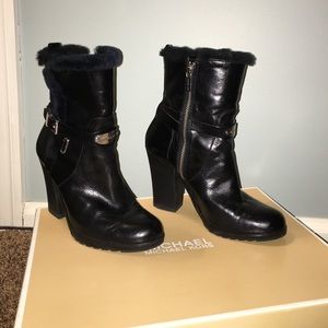 Michael Kors fur booties