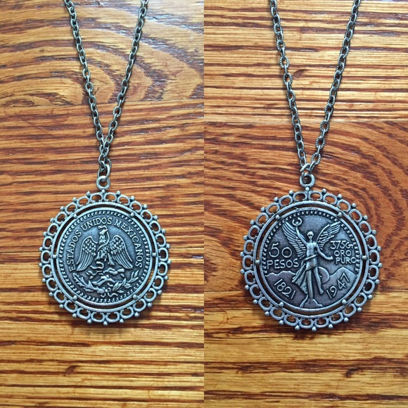 Buckle Daytrip Mexican peso necklace