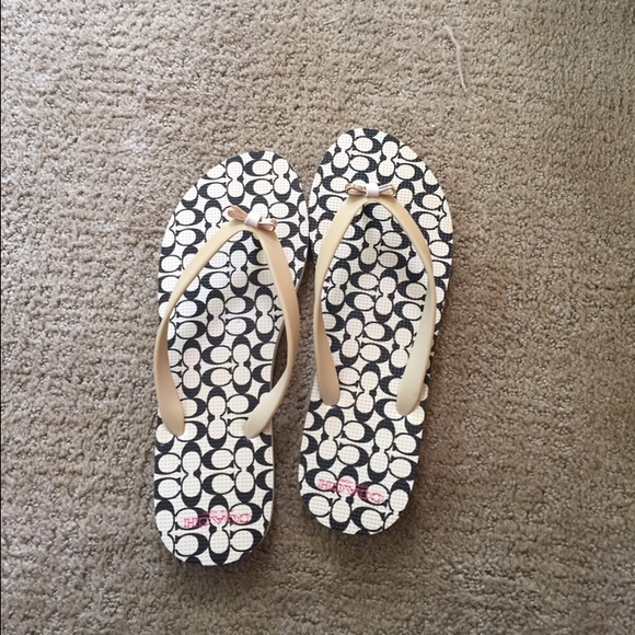 NWOT Coach Flipflops