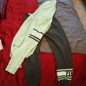 Victoria's Secret jacket and capris set