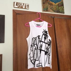 NWOT rag & bone Noah graffiti tank!!