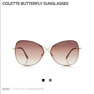 Tom Ford Colette Butterfly shaped sunglasses