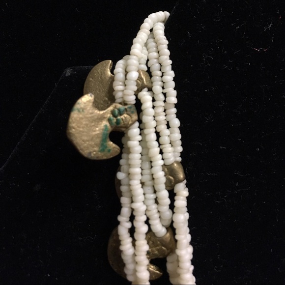 Triple layer Beaded necklace - Picture 3 of 4