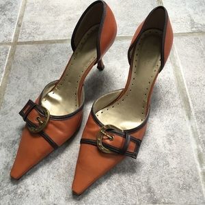 Pointed toe pumps by BCBG Girls