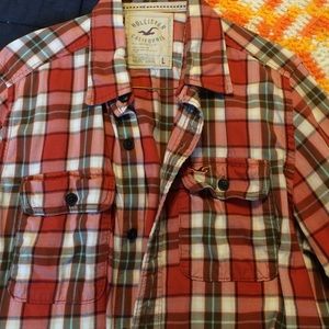 Large Hollister Men's flannel