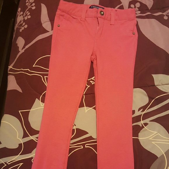 Girls pink pants