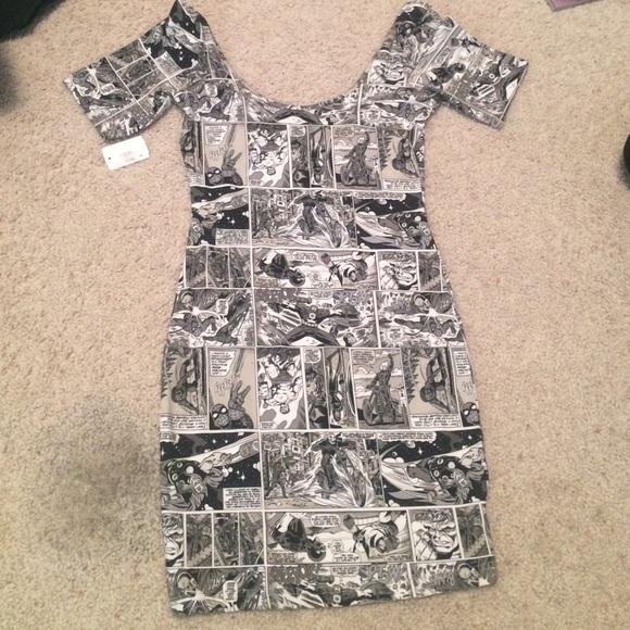 Marvel comics bodycon dress