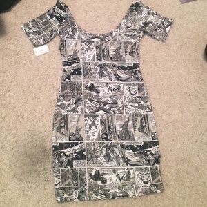 Marvel comics bodycon dress