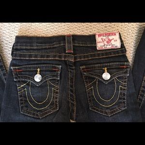 True Religion Black Skinny Leg Jeans Girls size 10