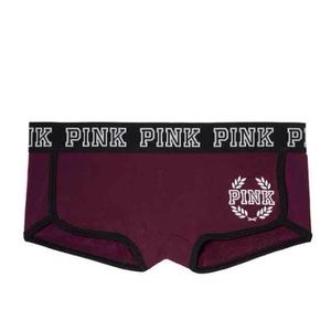 VSPINK black orchid logo boyshorts
