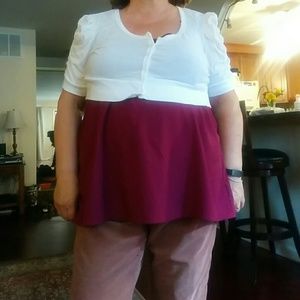 Short-Sleeved sleeves, Plus size, 2X