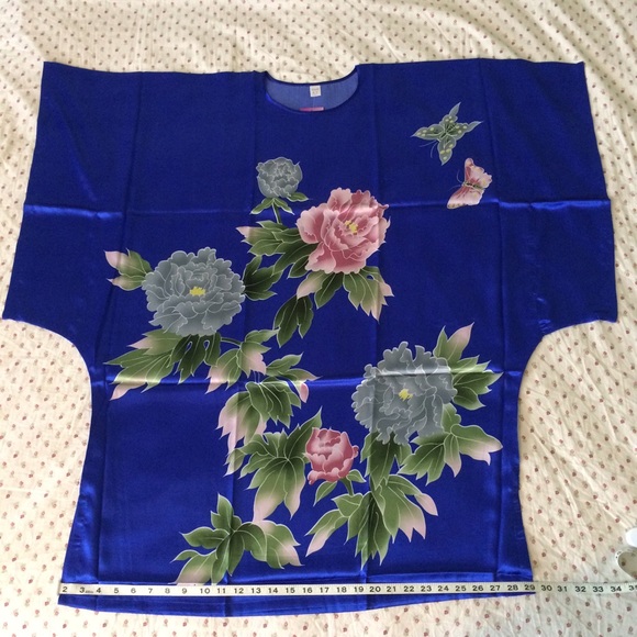 Other - Chinese Silk Sleepwear with Classic Peony Flower