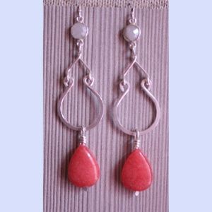 Sterling Silver and Gemstone Earrings