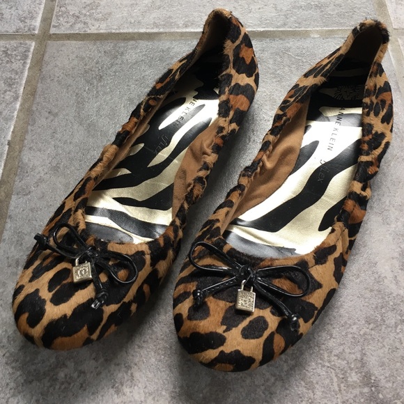 Anne Klein iFlex Leather (pony) ballerina flats