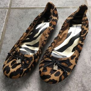 Anne Klein iFlex Leather (pony) ballerina flats