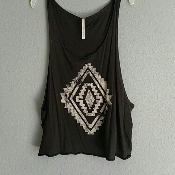 💙 Black tribal muscle tank