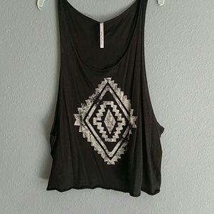 💙 Black tribal muscle tank
